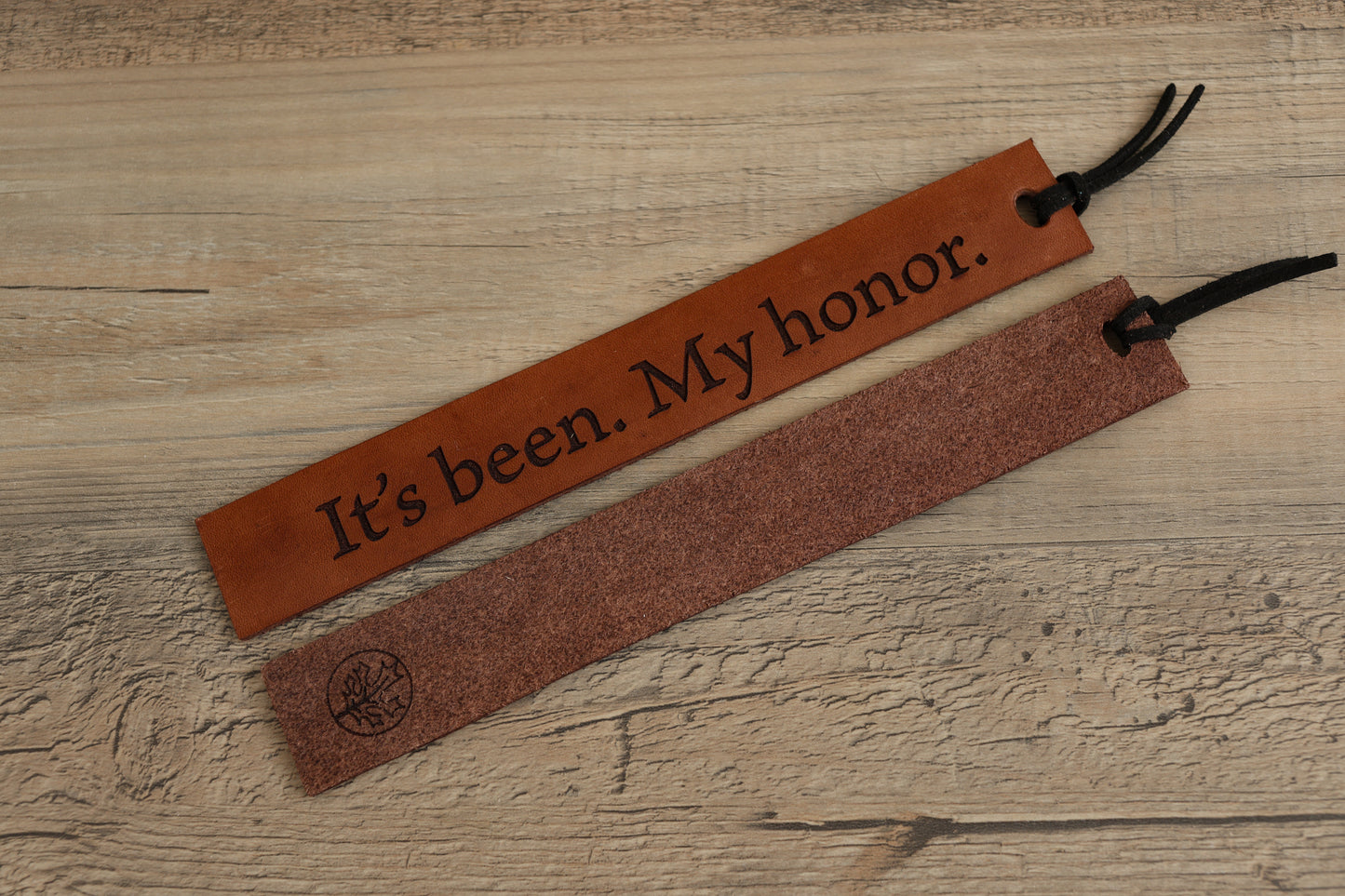 It's Been My Honor - Leather Bookmark (FW)