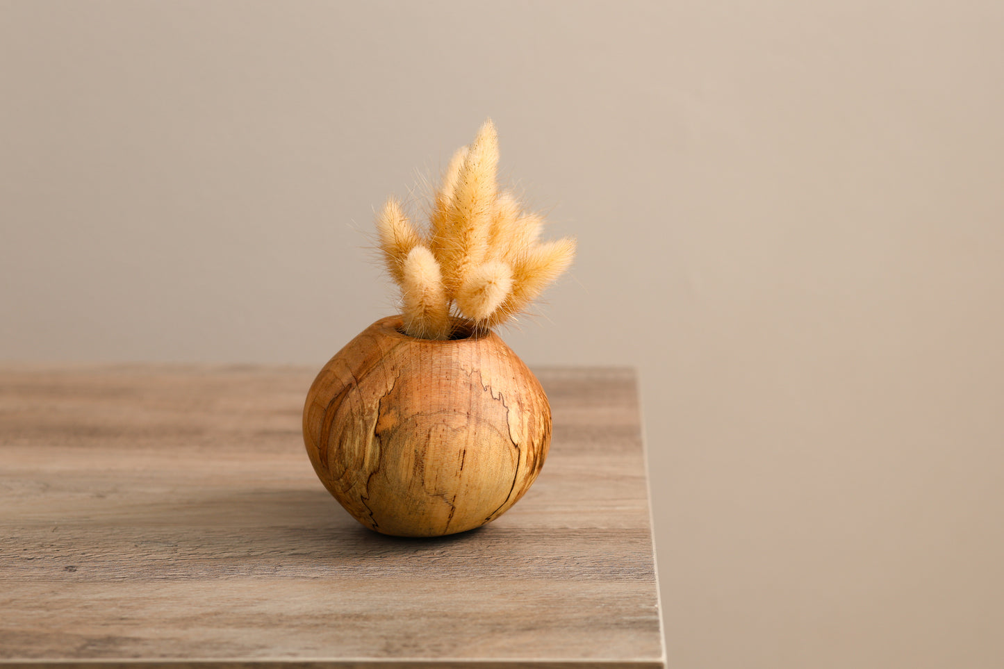 Short Spalted Maple Hollow Form #2