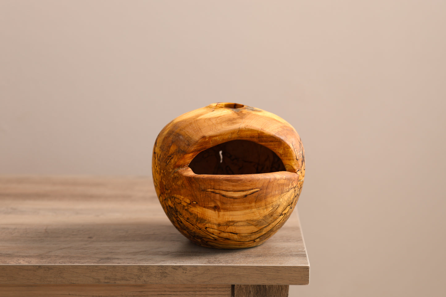 Spalted Maple Hollow Form