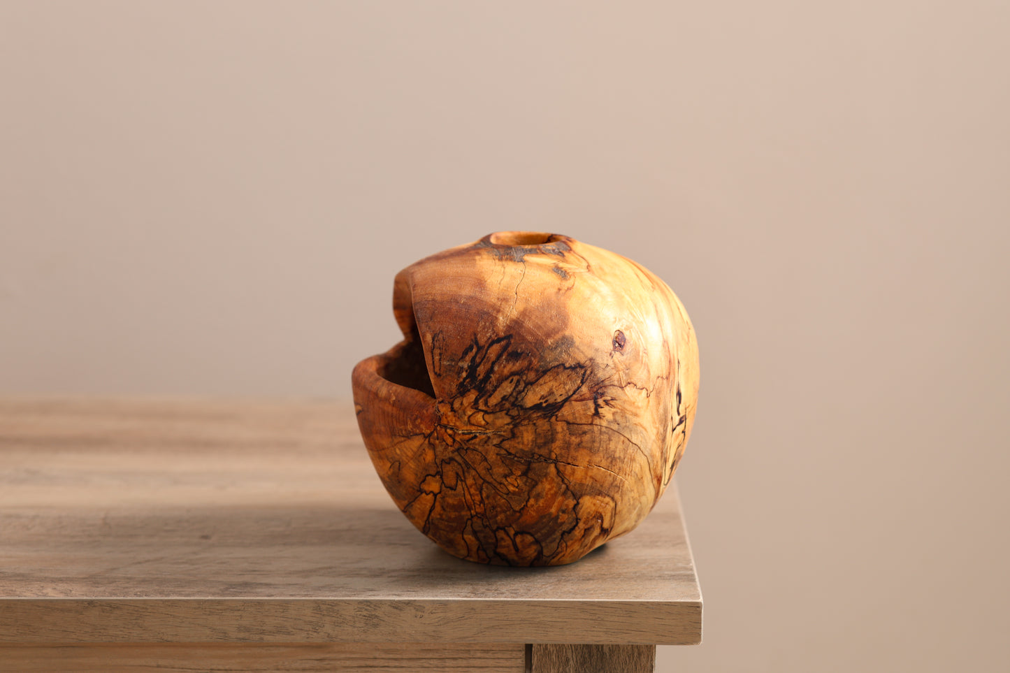 Spalted Maple Hollow Form