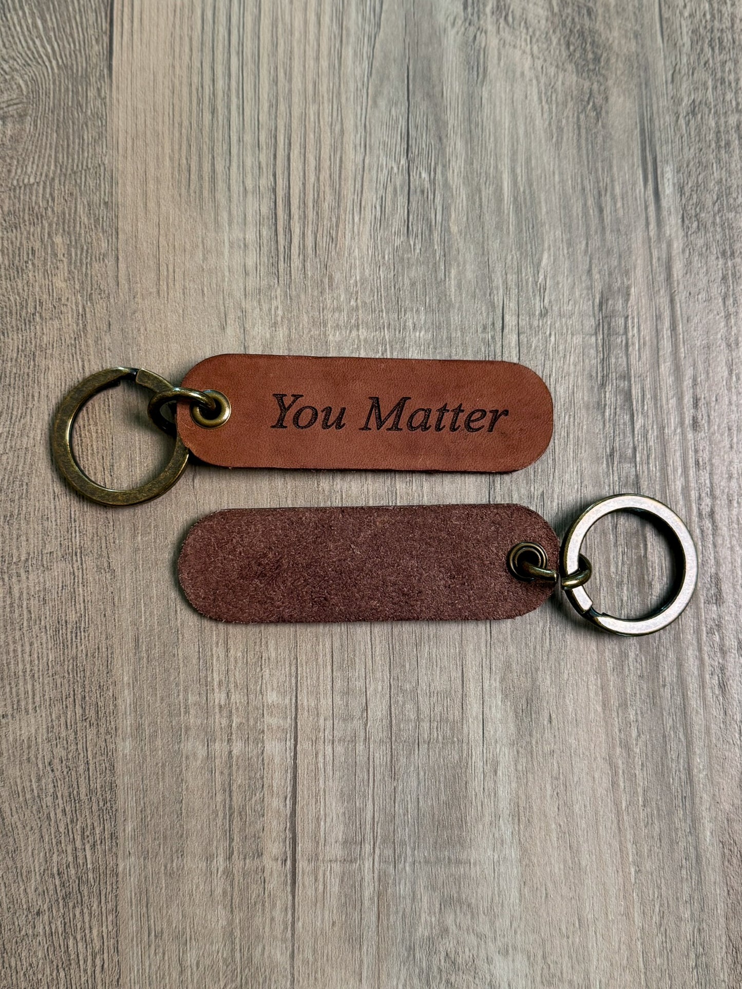 You Matter - Leather Keychain