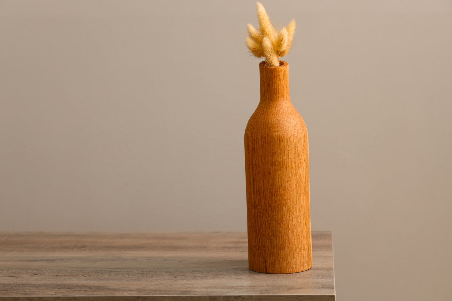 Tall Oak Dry Floral Vase