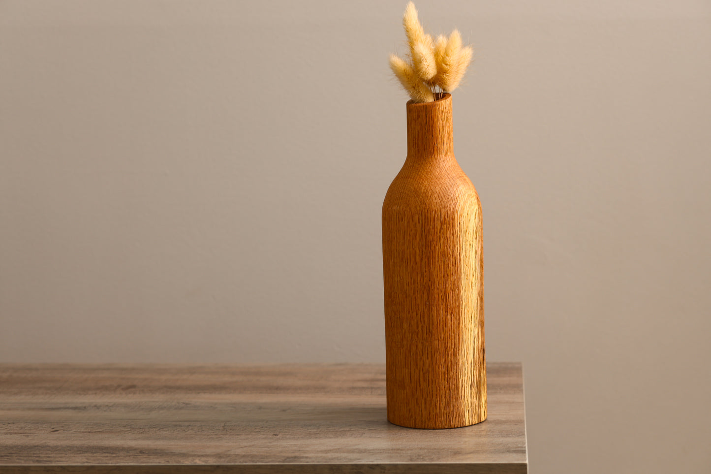 Tall Oak Dry Floral Vase