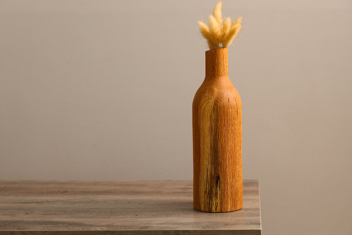 Tall Oak Dry Floral Vase