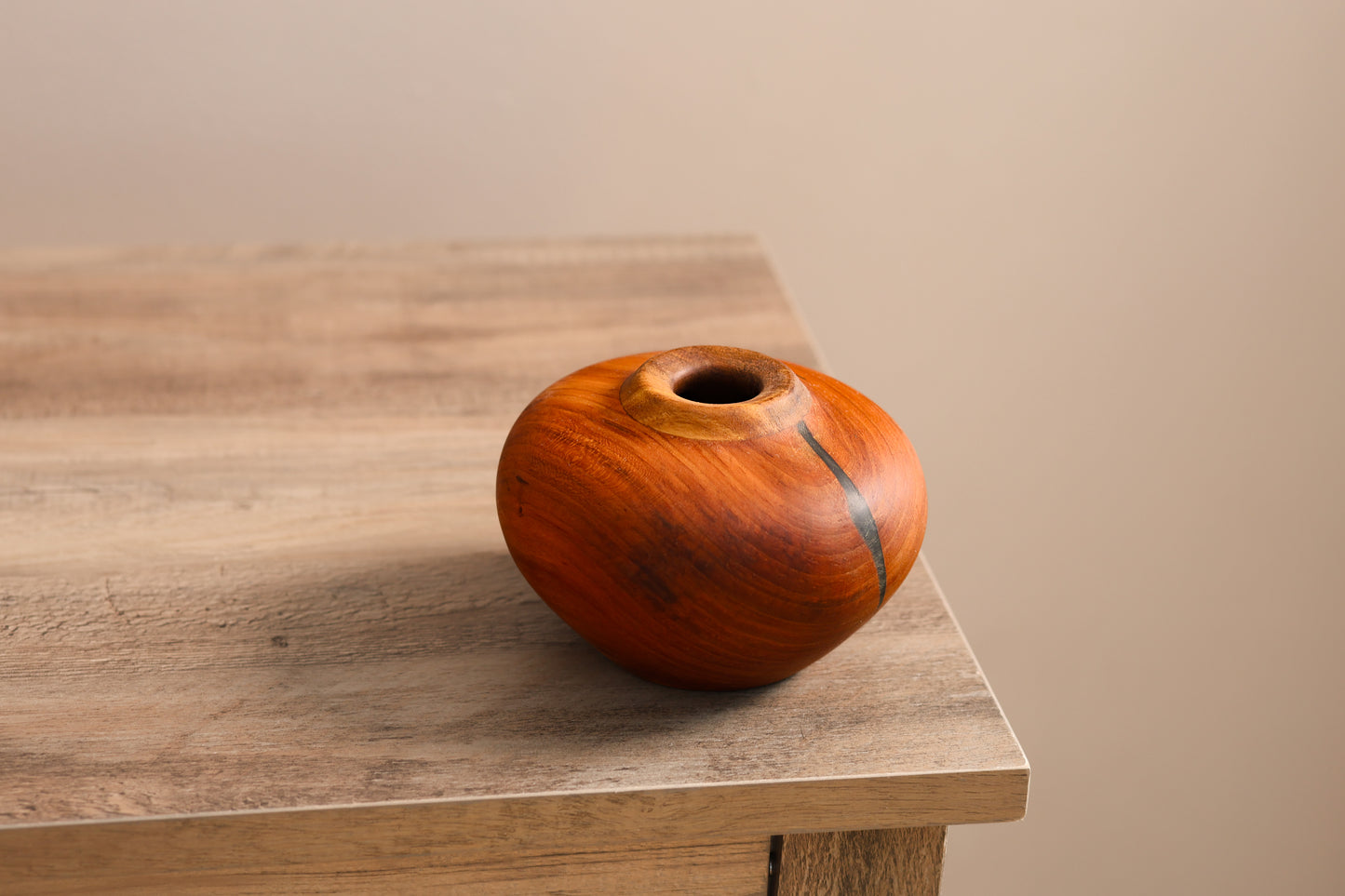 Cherry and Walnut Hollow Form