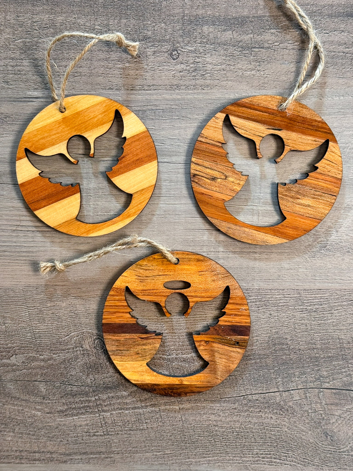 Round Wooden Ornaments